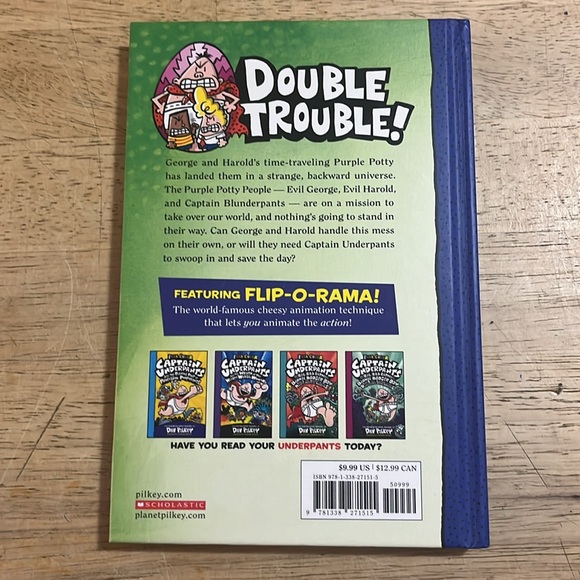 Captain Underpants The Eighth Epic Novel by Dav Pilkey - Picture 2 of 2